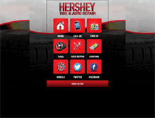 Tablet Screenshot of hersheytire.com